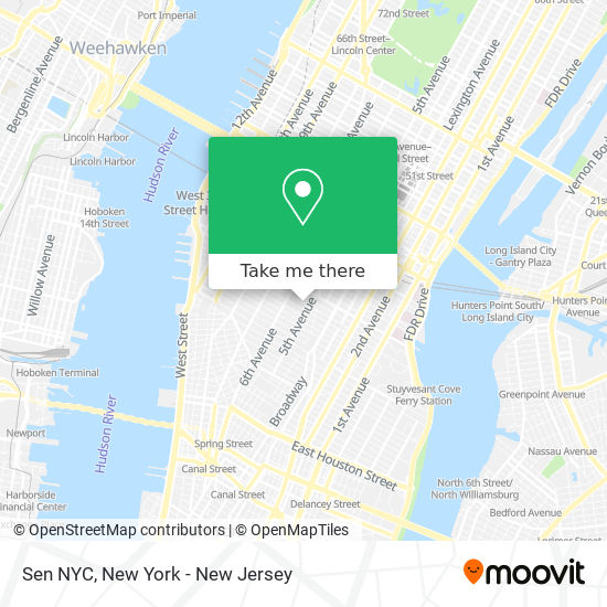 Mapa de Sen NYC