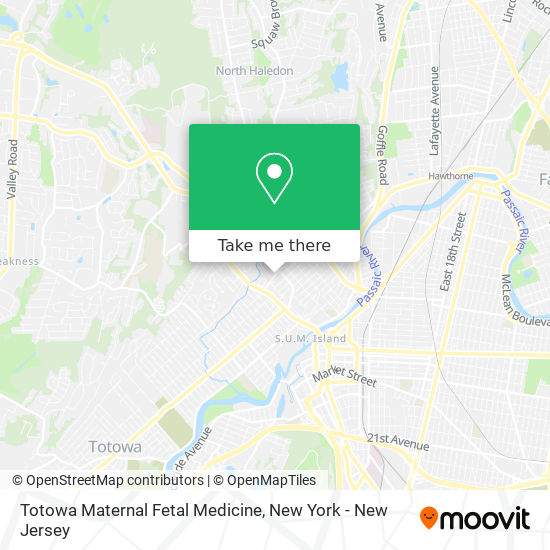 Totowa Maternal Fetal Medicine map