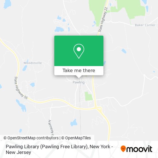 Mapa de Pawling Library (Pawling Free Library)