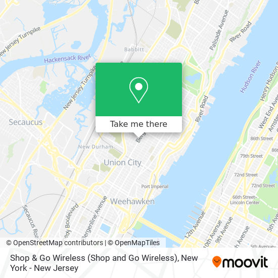 Shop & Go Wireless map