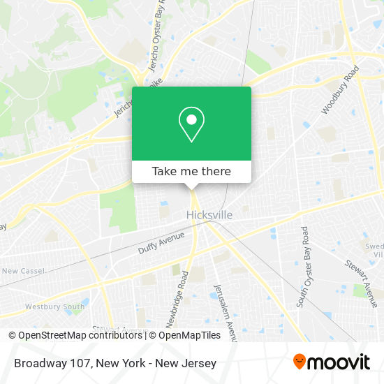 Mapa de Broadway 107