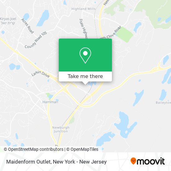Maidenform Outlet map