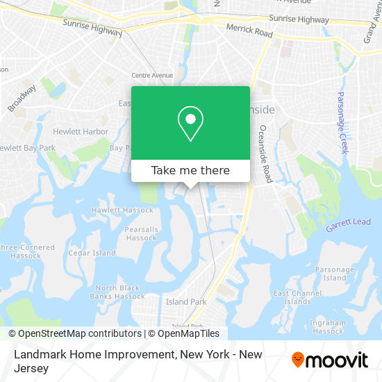 Landmark Home Improvement map