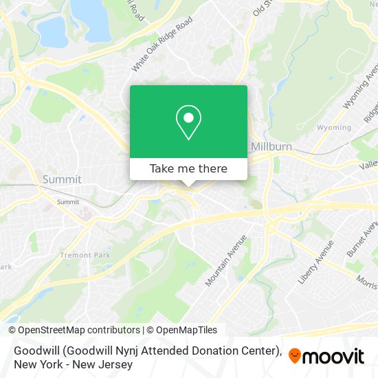 Mapa de Goodwill (Goodwill Nynj Attended Donation Center)