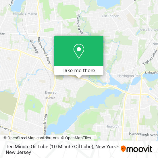 Ten Minute Oil Lube map