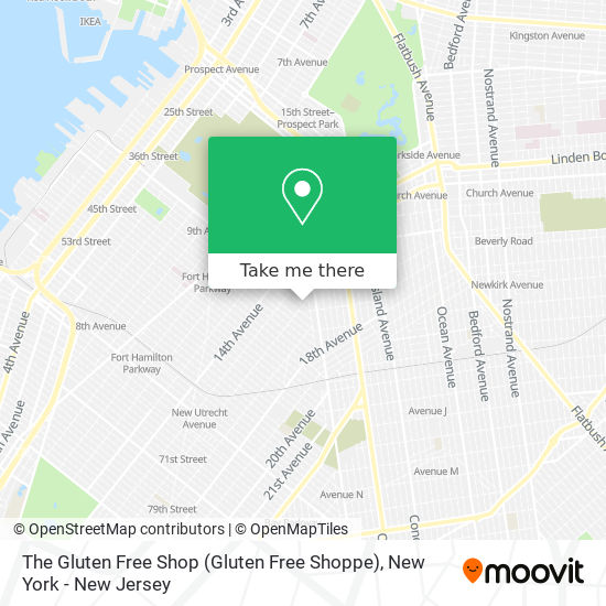 Mapa de The Gluten Free Shop (Gluten Free Shoppe)