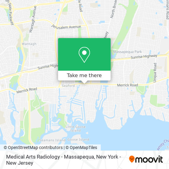 Mapa de Medical Arts Radiology - Massapequa