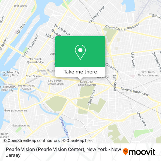 Mapa de Pearle Vision (Pearle Vision Center)