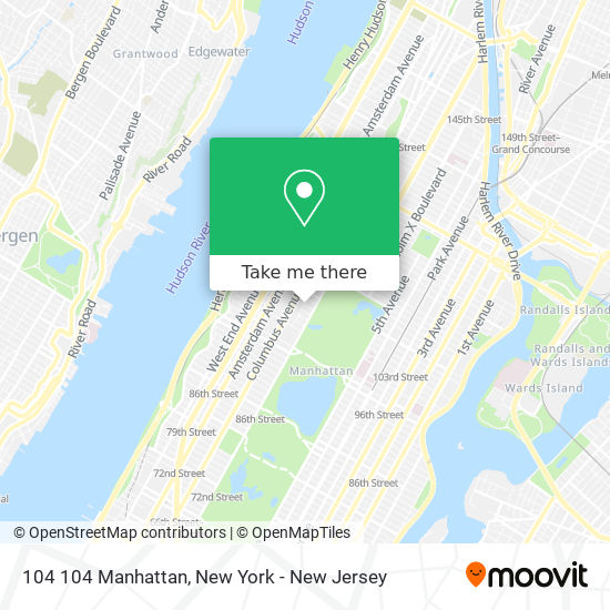 104 104 Manhattan map