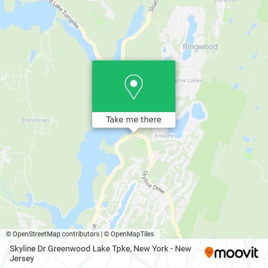 Mapa de Skyline Dr Greenwood Lake Tpke