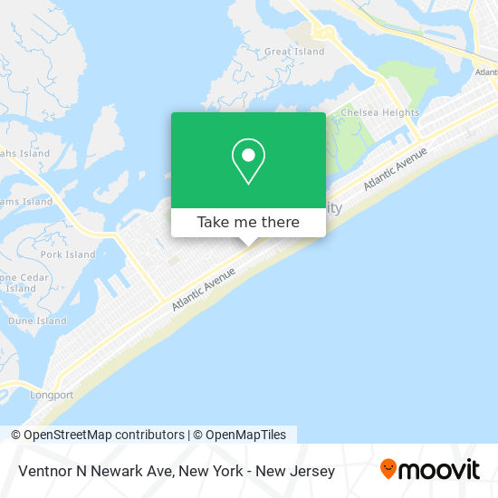 Ventnor N Newark Ave map