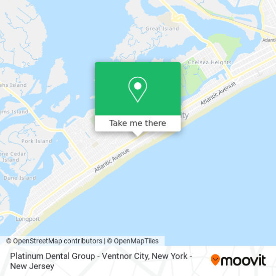 Mapa de Platinum Dental Group - Ventnor City