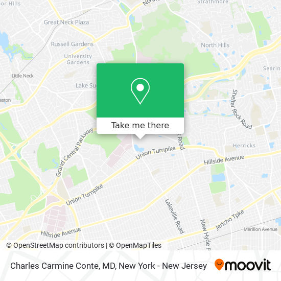 Charles Carmine Conte, MD map