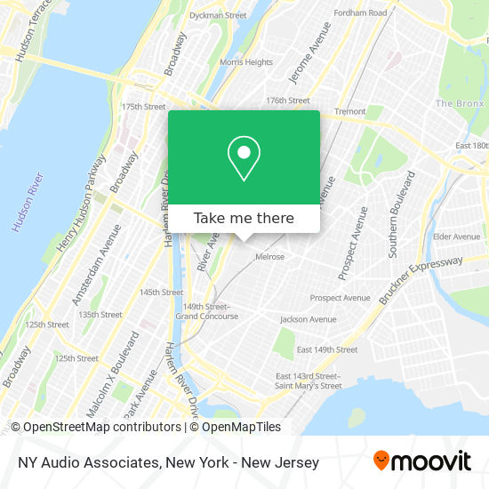 NY Audio Associates map