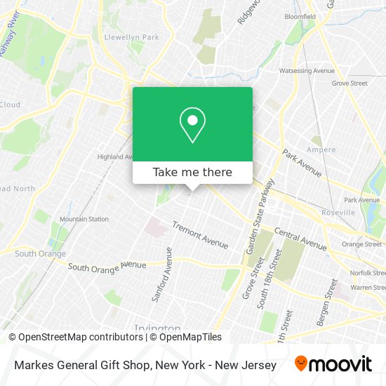 Mapa de Markes General Gift Shop