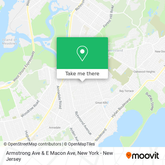 Mapa de Armstrong Ave & E Macon Ave