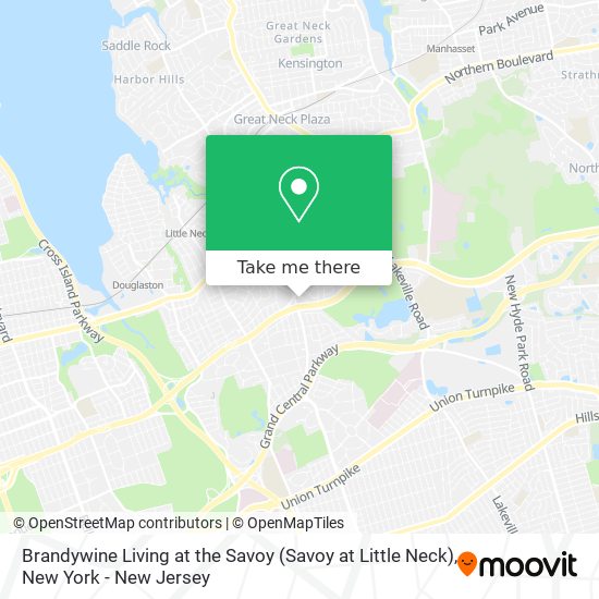 Brandywine Living at the Savoy (Savoy at Little Neck) map