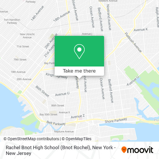 Rachel Bnot High School (Bnot Rochel) map