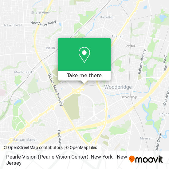 Mapa de Pearle Vision (Pearle Vision Center)