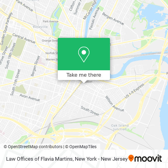 Mapa de Law Offices of Flavia Martins