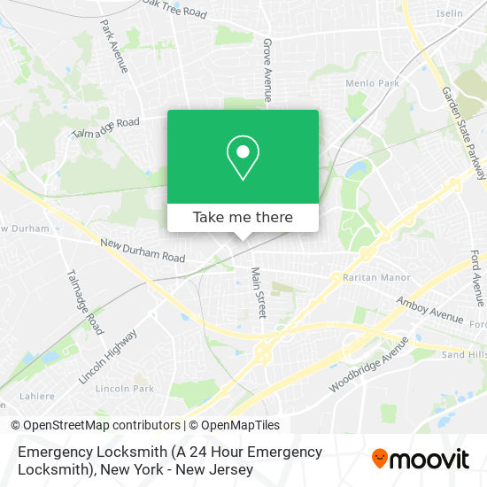 Mapa de Emergency Locksmith (A 24 Hour Emergency Locksmith)