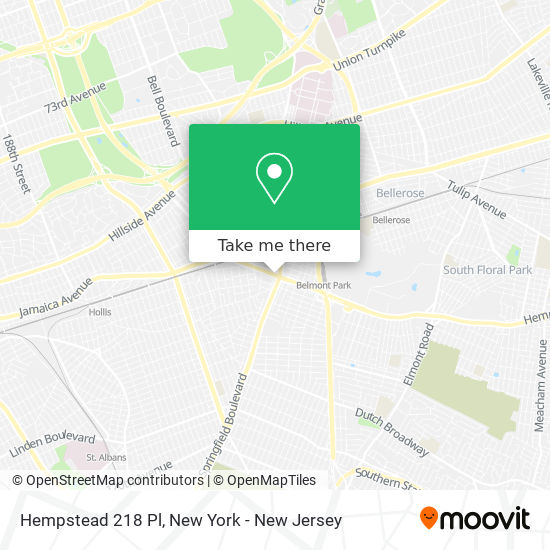 Mapa de Hempstead 218 Pl