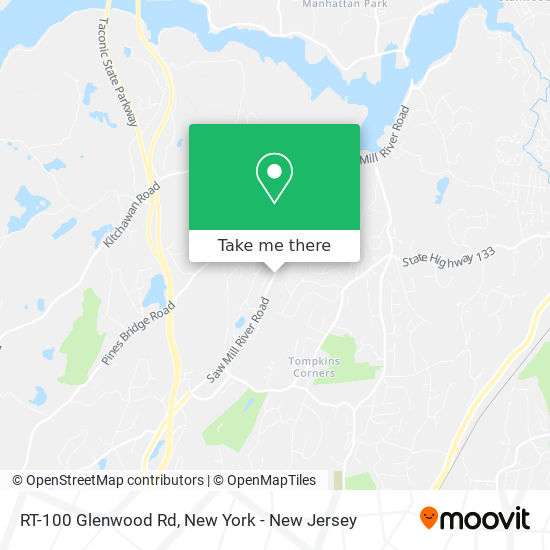 RT-100 Glenwood Rd map