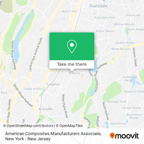 American Composites Manufacturers Associate map