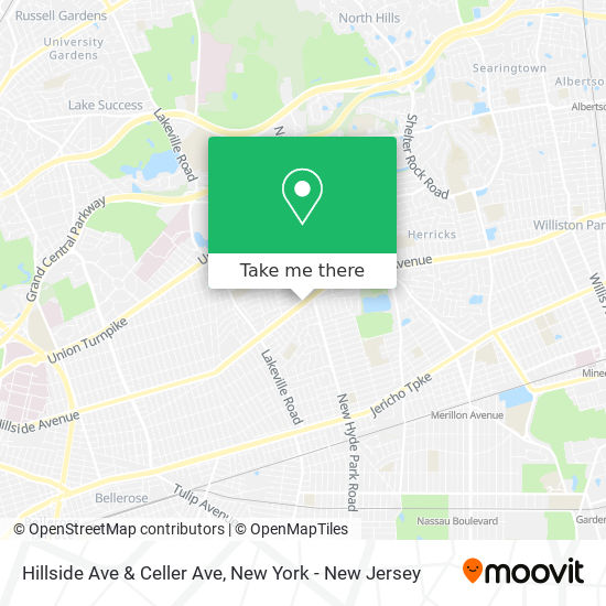 Mapa de Hillside Ave & Celler Ave
