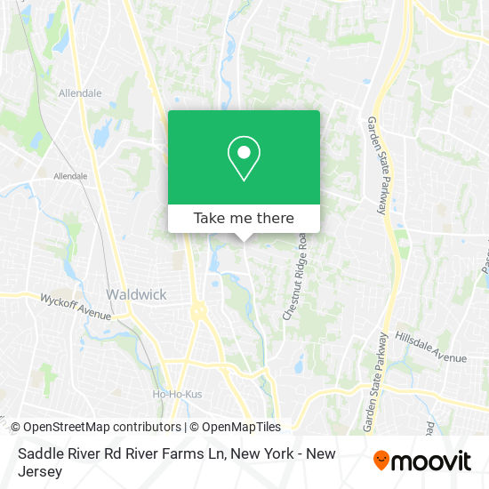 Mapa de Saddle River Rd River Farms Ln