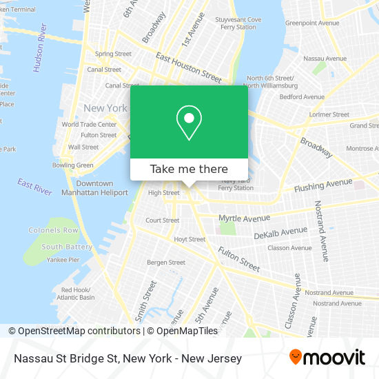 Mapa de Nassau St Bridge St