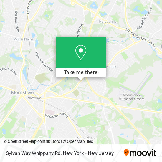 Sylvan Way Whippany Rd map