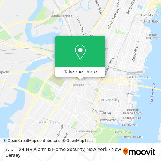 Mapa de A D T 24 HR Alarm & Home Security