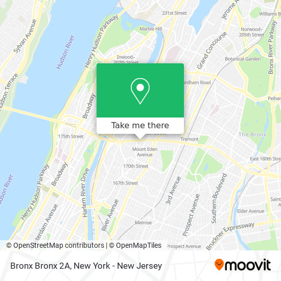 Bronx Bronx 2A map