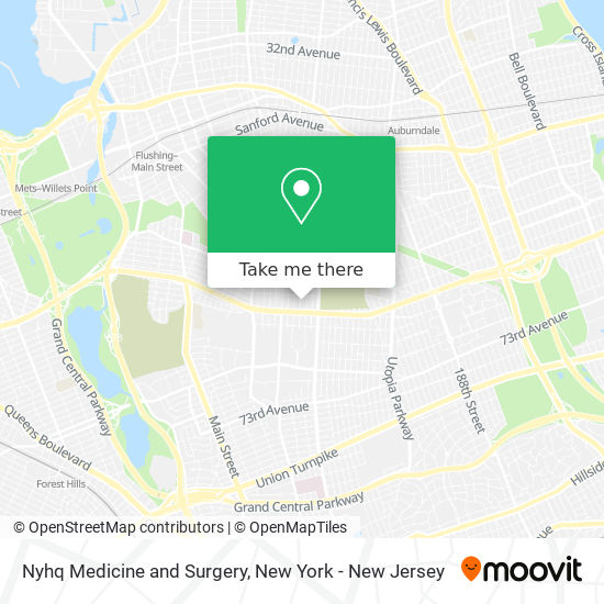 Nyhq Medicine and Surgery map