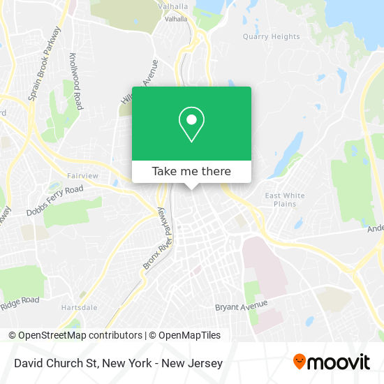 Mapa de David Church St