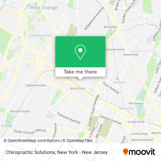 Chiropractic Solutions map