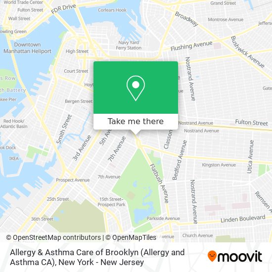 Allergy & Asthma Care of Brooklyn (Allergy and Asthma CA) map