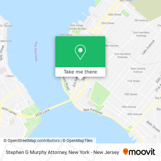 Stephen G Murphy Attorney map