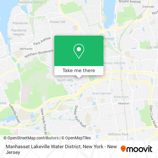 Mapa de Manhasset Lakeville Water District