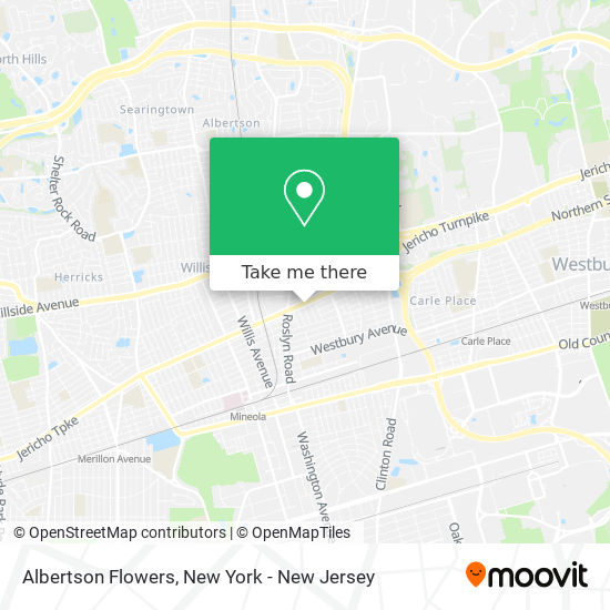 Albertson Flowers map