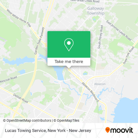 Mapa de Lucas Towing Service