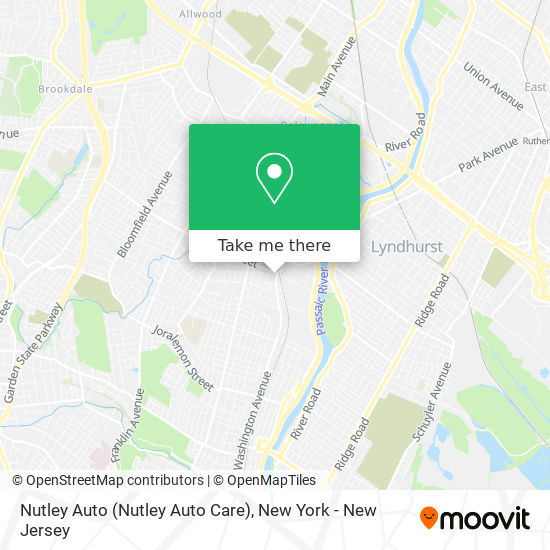 Nutley Auto (Nutley Auto Care) map