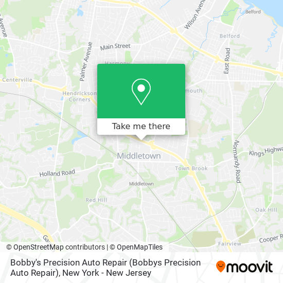 Bobby's Precision Auto Repair (Bobbys Precision Auto Repair) map