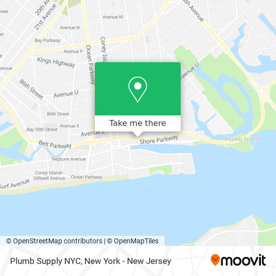 Plumb Supply NYC map