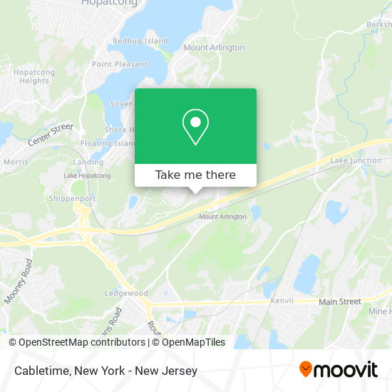 Cabletime map