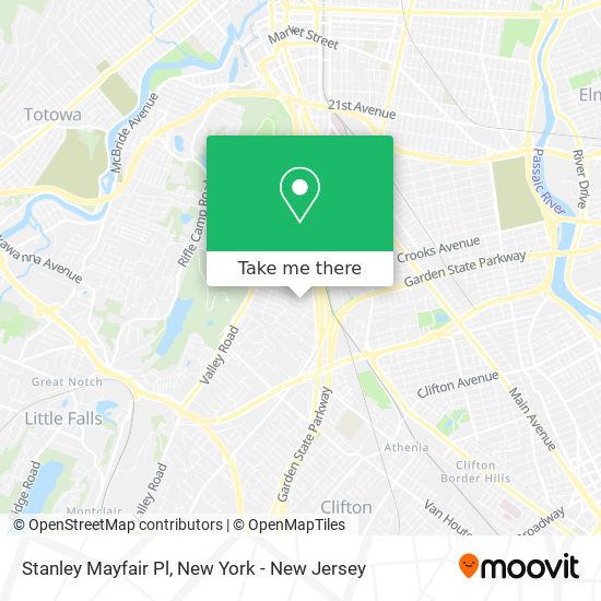 Mapa de Stanley Mayfair Pl