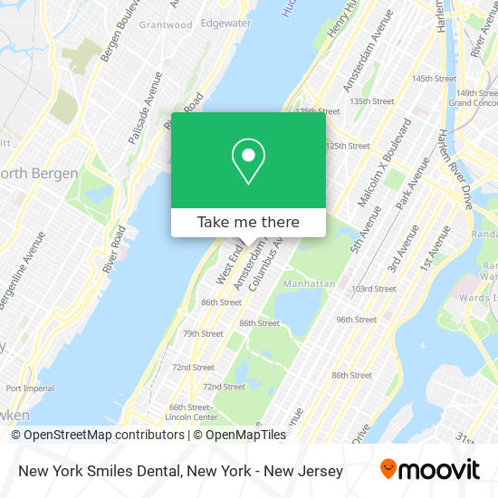 Mapa de New York Smiles Dental