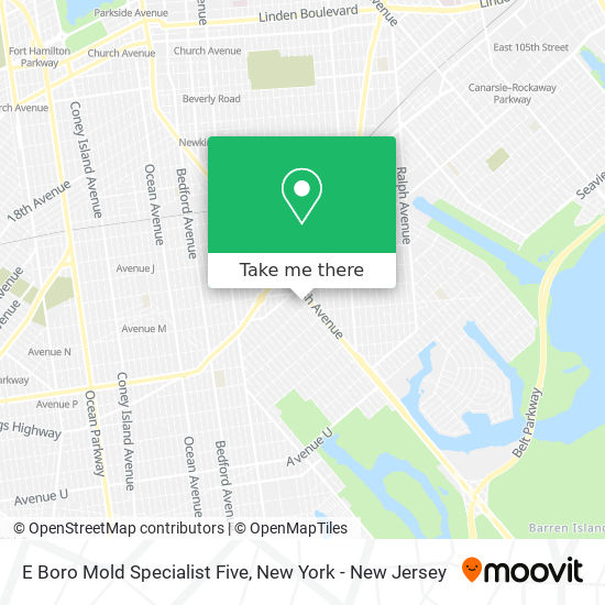 Mapa de E Boro Mold Specialist Five