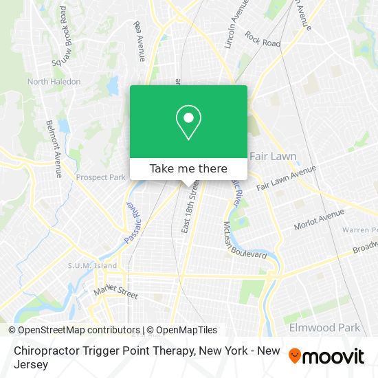 Chiropractor Trigger Point Therapy map